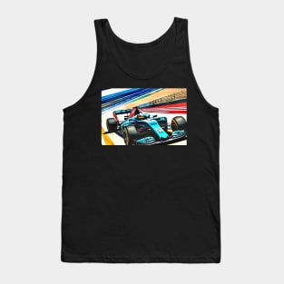 Racer, motif 3 Tank Top